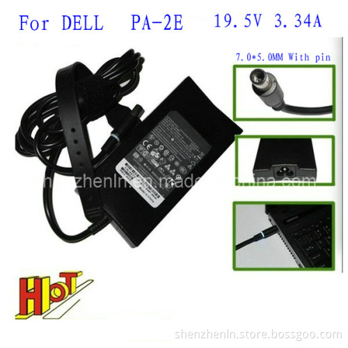 High Quality for DELL Laptop 19.5V 3.34A PA-2e Adapter Charger